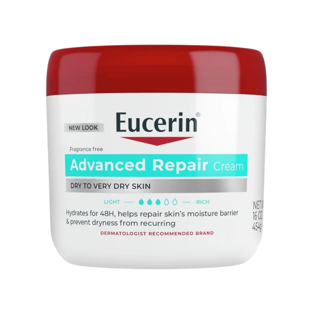 Eucerin Advanced Repair Cream — Product-page image; packaging may vary