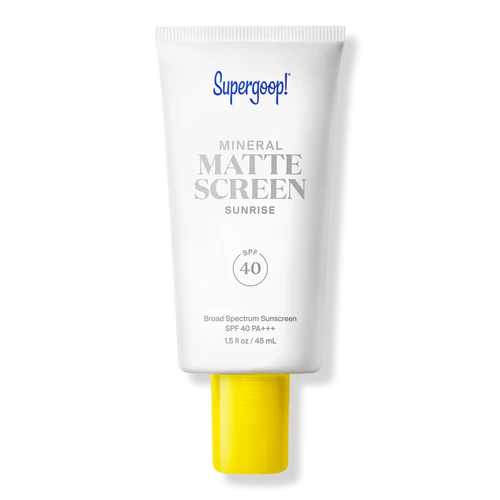 Supergoop! Mattescreen SPF 40 — Product-family illustration; shade/packaging may vary