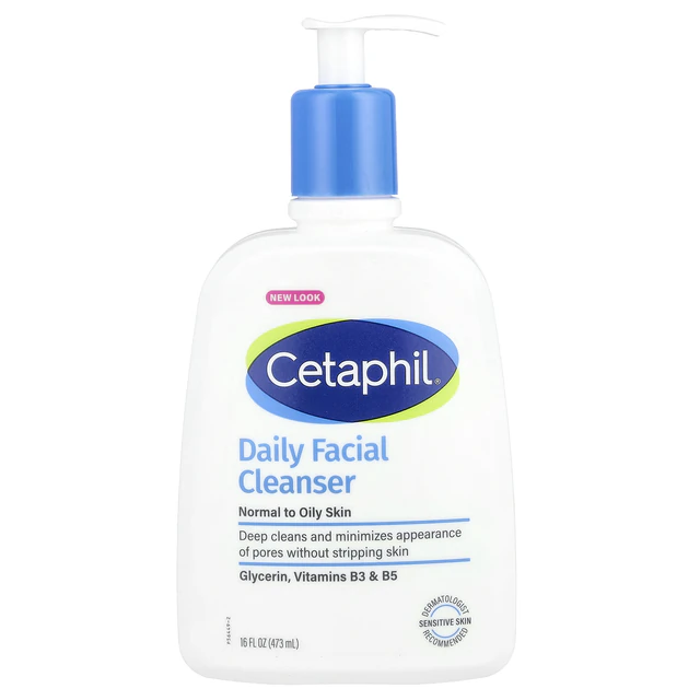 Cetaphil Cetaphil Daily Facial Cleanser — Product-family illustration; shade/packaging may vary