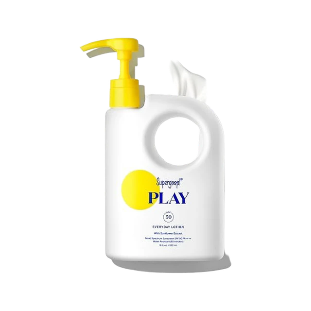 Supergoop! Play Everyday Lotion SPF 50 — Product-family illustration; shade/packaging may vary