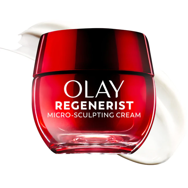 Olay Face Moisturizer, Regenerist Micro-Sculpting Cream — Product-family illustration; shade/packaging may vary