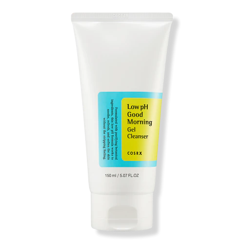 COSRX Low pH Good Morning Gel Cleanser — Product-page image; packaging may vary