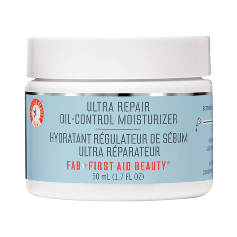 First Aid Beauty Ultra Repair Oil-Control Moisturizer — historical product image; packaging or shade may differ
