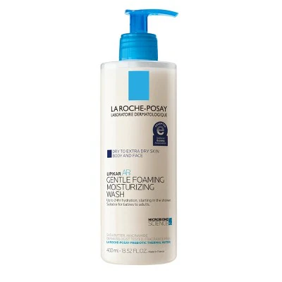 La Roche-Posay La Roche-Posay Lipikar Wash AP+ Gentle Foaming Moisturizing Wash — Lipikar AP+ Wash packaging; 400 mL shown.