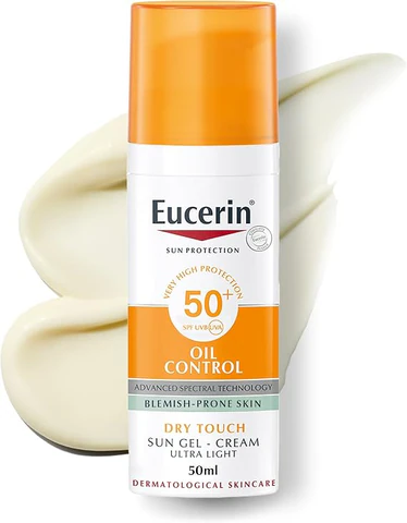 Eucerin Eucerin Sun Face Oil Control Gel-Cream SPF 50+ — historical product image; packaging or shade may differ