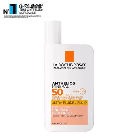 La Roche-Posay Anthelios Mineral Tinted Sunscreen SPF 50 — historical product image; packaging or shade may differ