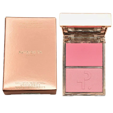Patrick Ta Major Headlines Double-Take Crème & Powder Blush Duo — historical product image; packaging or shade may differ