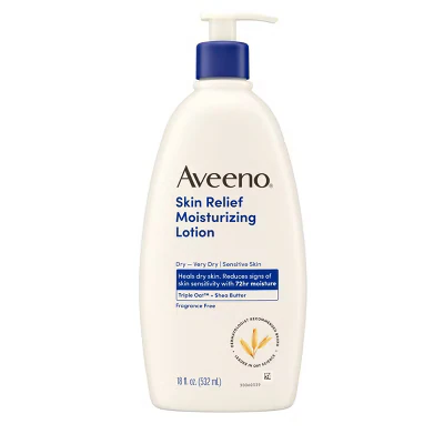 Aveeno Skin Relief Moisturizing Lotion — historical product image; packaging or shade may differ