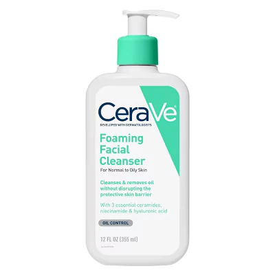 CeraVe Foaming Facial Cleanser — historical product image; packaging or shade may differ