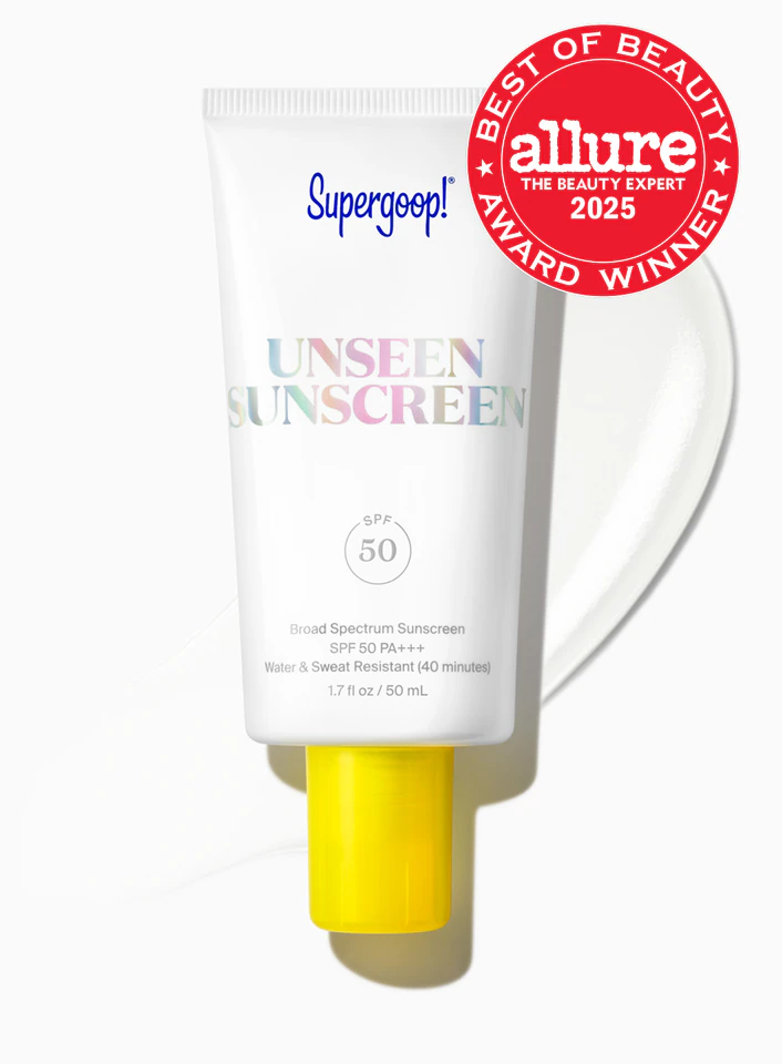 Supergoop! Unseen Sunscreen SPF 50 Invisible Sun Protection — historical product image; packaging or shade may differ