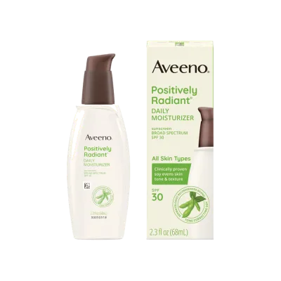 Aveeno Positively Radiant Daily Moisturizer SPF 30 product image