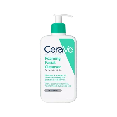 CeraVe Foaming Facial Cleanser product image