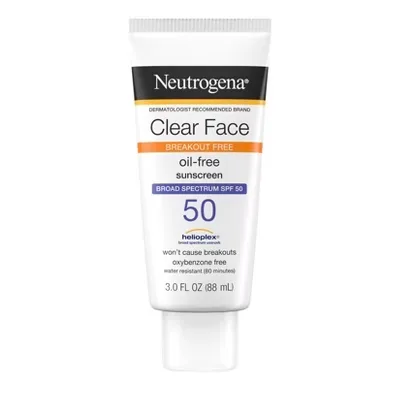 Clear Face Sunscreen SPF 50